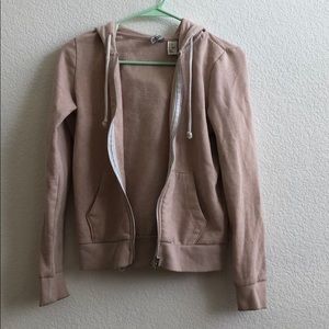 H&M light pink hoodie/jacket
